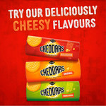 Jacob's Cheddars Cheese Biscuits - Red Leicester Flavour, 150g, pack shot 3, available at teas.co.uk