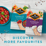 Jacob's Flatbread Salt & Pepper Crackers, 150g, pack shot 2, available at teas.co.uk
