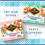Jacobs Mediterranean Pinch of Salt Crackers Multipack, 5 Pack 190g, pack shot 4, available at teas.co.uk