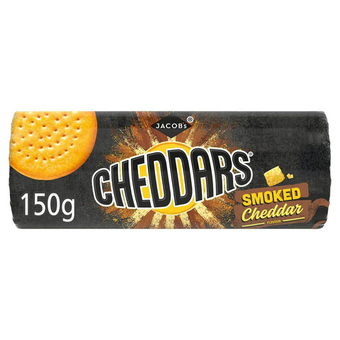 Jacob's Smoked Cheddar Flavour Baked Cheddars, 150g
