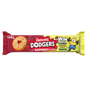 Jammie Dodgers Raspberry Flavour Biscuits, 140g