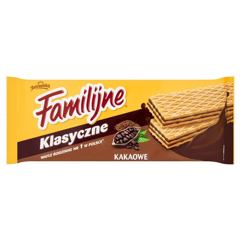 Jutrzenka Familijne Wafers - Cocoa, 180g