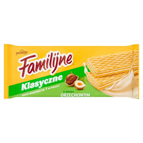 Jutrzenka Familijne Wafers - Hazelnut, 180g