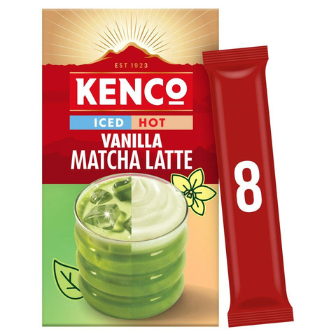 Kenco 8 x Vanilla Iced Hot Matcha Latte
