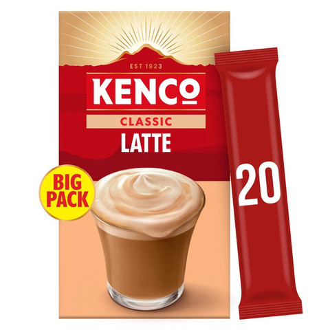 Kenco Classic Latte Instant Coffee, 20 Sachets