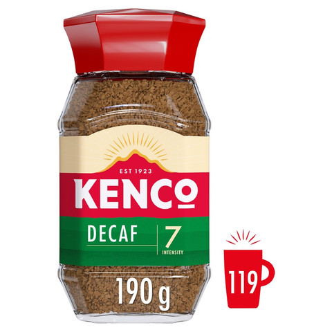 Kenco Decaf Instant Coffee, 190g