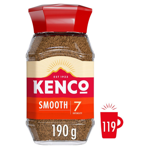 Kenco Smooth Instant Coffee, 190g
