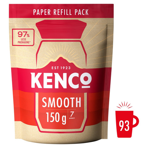Kenco Smooth Instant Coffee Paper Refill, 150g