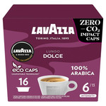 Lavazza A Modo Mio Lungo Dolce Coffee, 16 Capsules, pack shot 2, available at teas.co.uk