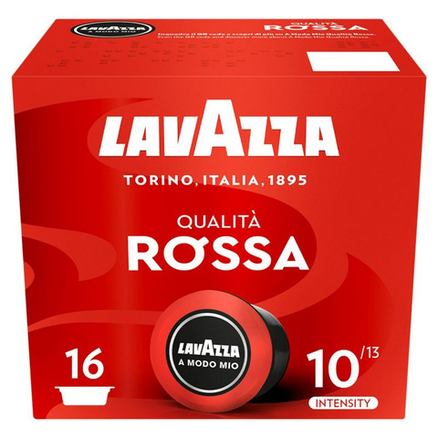 Lavazza A Modo Mio Qualita Rossa Coffee, 16 Capsules 120g