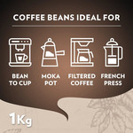 Lavazza Espresso Italiano Classico Coffee Beans, 1kg, pack shot 4, available at teas.co.uk