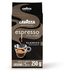 Lavazza Espresso Italiano Classico Ground Coffee, 250g, pack shot 2, available at teas.co.uk