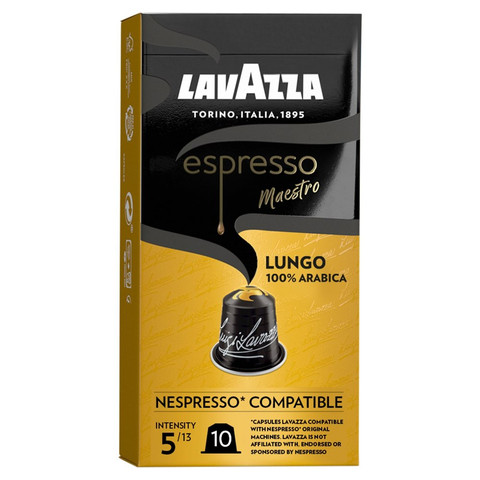Lavazza Espresso Maestro Lungo Nespresso Compatible, 10 Capsules