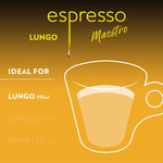 Lavazza Espresso Maestro Lungo Nespresso Compatible, 10 Capsules, pack shot 3, available at teas.co.uk