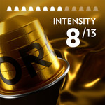 Lavazza Qualita Oro Nespresso Compatible, 10 Capsules 55g, pack shot 4, available at teas.co.uk