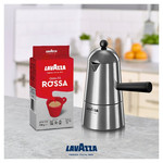 Lavazza Qualita Rossa Ground Coffee, 250g, pack shot 2, available at teas.co.uk