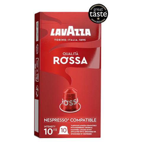 Lavazza Qualita Rossa Nespresso Compatible, 10 Capsules