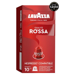 Lavazza Qualità Rossa Nespresso Compatible, 30 Capsules