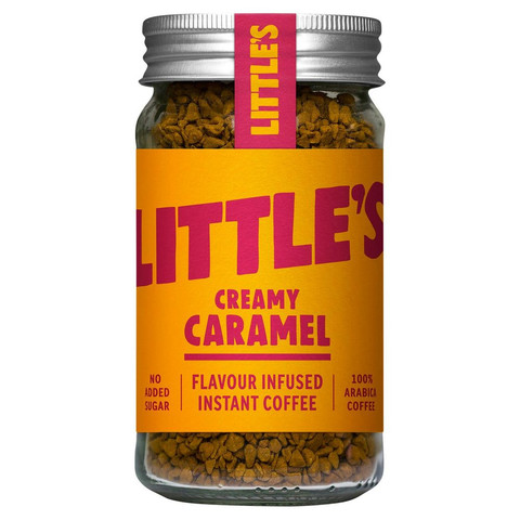 Little's Creamy Caramel Flavour Infused Instant Coffee, 50g