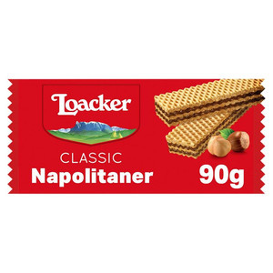 Loacker Classic Napolitaner Hazelnut Wafers, 90g