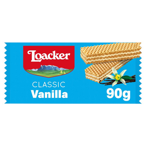Loacker Classic Vanilla Wafers, 90g