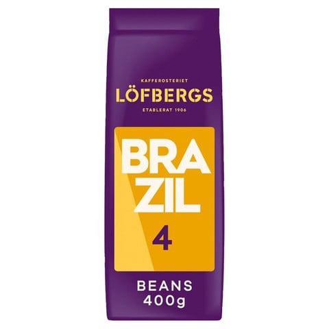 Löfbergs Brazil Coffee Lovers Medium Roast Whole Bean, 400g