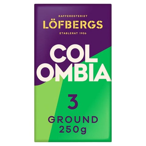 Löfbergs Colombia Single Origin Ground Coffee, 250g