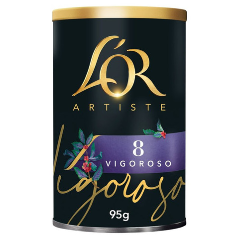 L'Or Artiste Vigoroso Intensity 8 Instant Coffee, 95g
