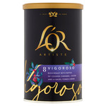 L'Or Artiste Vigoroso Intensity 8 Instant Coffee, 95g, pack shot 2, available at teas.co.uk