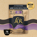 L'Or Intense Paper Refill, 125g, pack shot 5, available at teas.co.uk