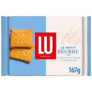 Lu Le Petit Beurre Biscuits With Butter & a Hint of Salt, 167g
