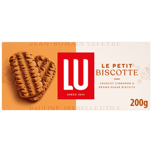 Lu Le Petit Biscotte Crunchy Cinnamon Brown Sugar Biscuits, 200g