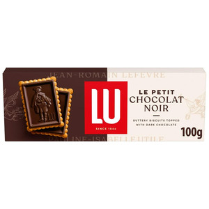 Lu Le Petit Chocolat Dark Chocolate Biscuits, 100g