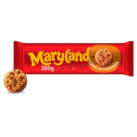 Maryland Cookies Caramel & Chocolate Chip, 200g