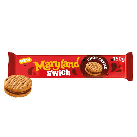 Maryland Cookies S'wich Choc Creme Biscuits, 150g