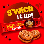 Maryland Cookies S'wich Choc Creme Biscuits, 150g, pack shot 4, available at teas.co.uk