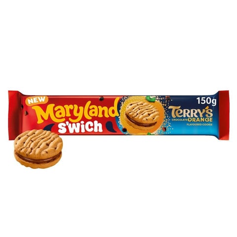 Maryland S'Wich Terry's Chocolate Orange Flavoured Cookies, 150g