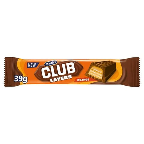 McVitie's Club Layers Orange, 39g