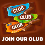 McVitie's Club Mint Biscuit Bars Multipack, 7 Bars 154g, pack shot 5, available at teas.co.uk