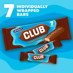 McVitie's Club Salted Caramel Flavour Biscuit Bars Multipack, 7 x 22g, pack shot 3, available at teas.co.uk