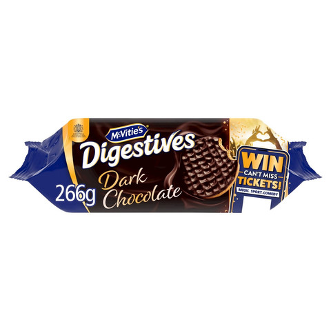 McVitie's Dark Chocolate Digestive Biscuits, 266g