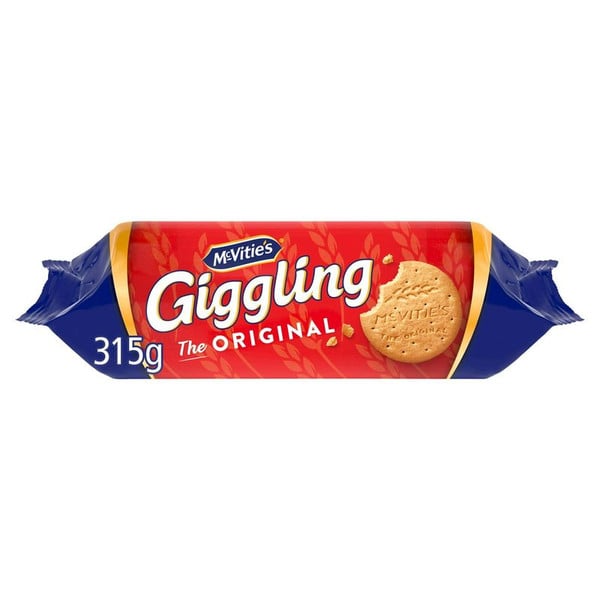 McVitie's Digestives Original Biscuits, 315g, front of pack, available at teas.co.uk