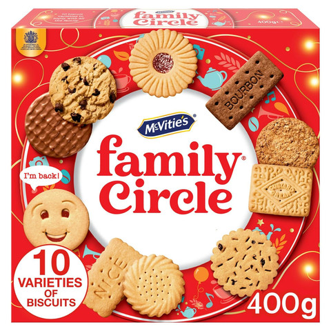 McVitie's Family Circle 10 Biscuits, 400g