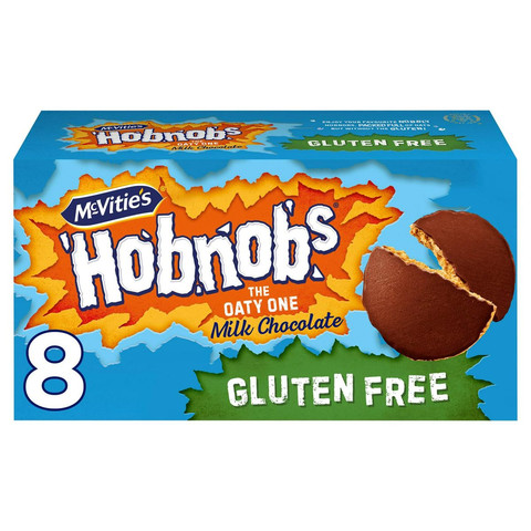 McVitie's Gluten Free Milk Chocolate Hobnobs Biscuits, 150g
