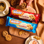 McVitie's Hobnobs Biscuits Oaty Cookies Dark Chocolate, 155g, pack shot 5, available at teas.co.uk