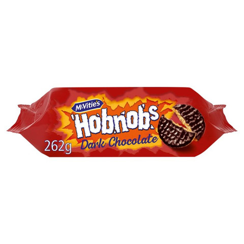 McVitie's Hobnobs Dark Chocolate Biscuits The Oaty One, 262g