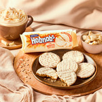 McVitie's Hobnobs White Chocolate Biscuits, 232g, pack shot 2, available at teas.co.uk