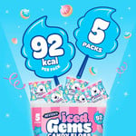 McVitie's Iced Gems Candy Floss Flavour, 5 Pack 115g, pack shot 3, available at teas.co.uk