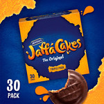 McVitie's Jaffa Cakes Original Biscuits Triple Pack, 363g, pack shot 2, available at teas.co.uk