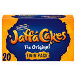 McVitie's Jaffa Cakes Original Biscuits Twin Pack, 220g, pack shot 2, available at teas.co.uk